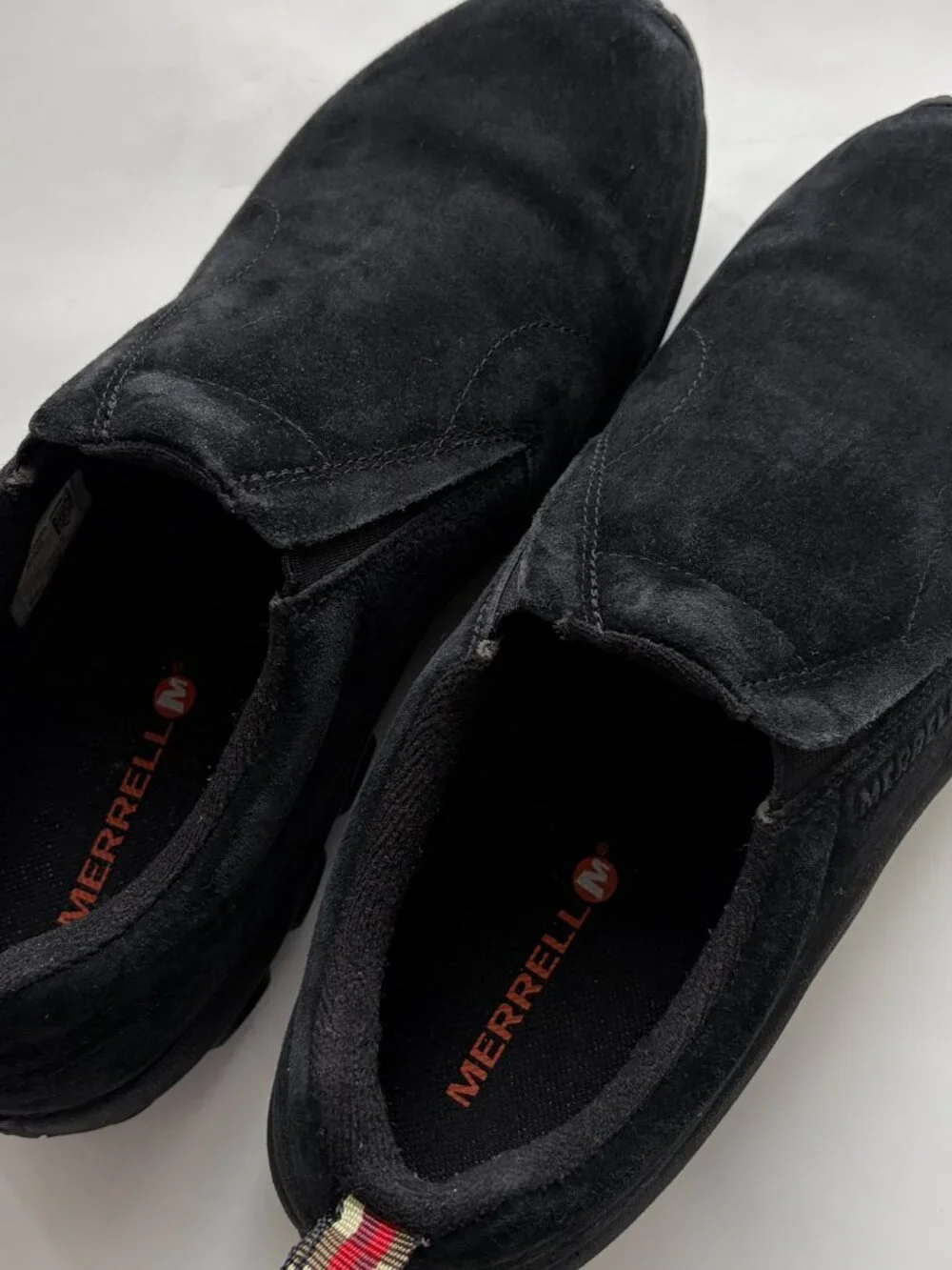 Merrell Men\'s Jungle Moccasins Black Suede US 12 Leather Shoes Men main image 2